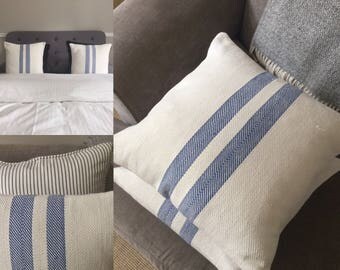 Vintage Linen grain sack cushion