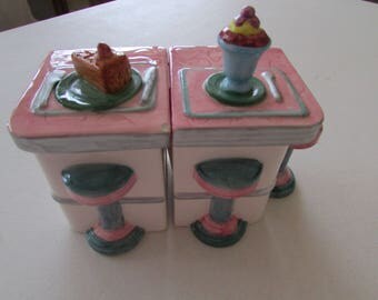 Vintage Diner Creamer/Sugar Set