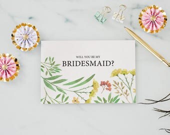 Bridesmaid Proposal Card, Bridesmaid Cards, Asking Bridesmaid, Will You Be My Bridesmaid, Bridesmaid proposal card, Ask Bridesmaid invite