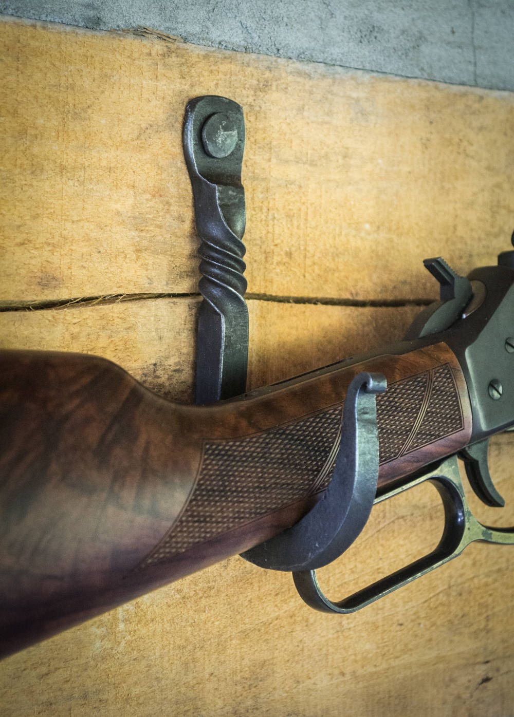 Hand Gun Hooks Colonial Style Set of 2