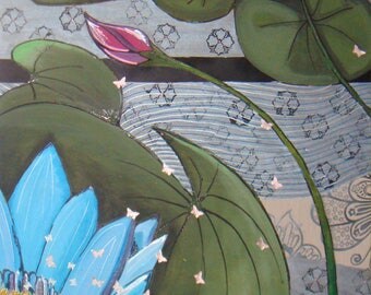 FLORALIDES VI - LOTUS BLUE (TABLE ONLY)