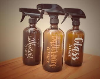 Essential Oil Label Essential Oil Bottle Label Young Living Thieves Cleaner Essential Oil Cleaner Label EO Decals Customized Label