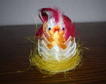 Satin Easter hen