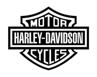 Harley davidson decals | Etsy