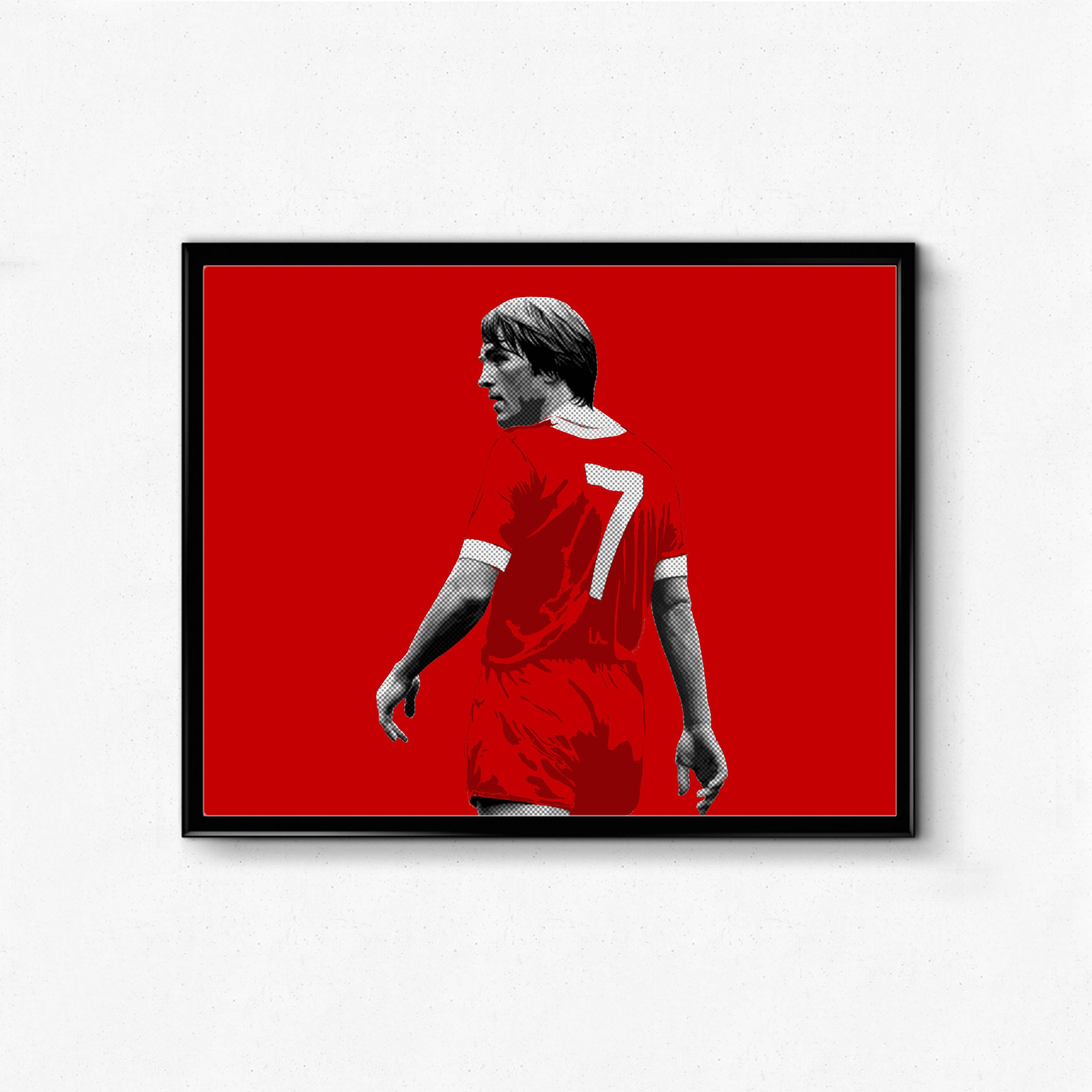 Kenny Dalglish Sports Poster The King Liverpool Reds