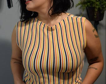 Rainbow Striped Top