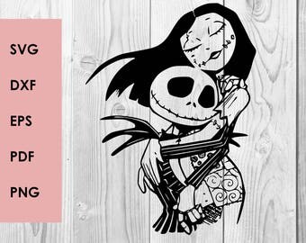 Nightmare before christmas SVG DXF PNG cutting file, Printable, T-shirt Design, Scrapbooking Clipart