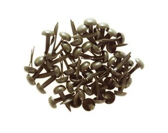 50 Brads round Brown Kesi'art