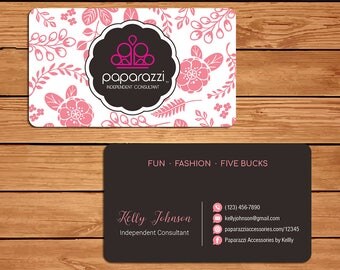 Paparazzi business cards | Etsy