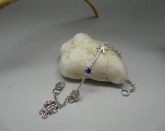 Silver arrow bracelet