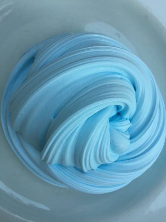 Fluffy Blue Berry Fluff Slime-2oz-4oz-8oz