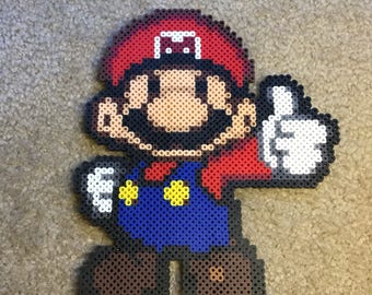 Mario perler | Etsy