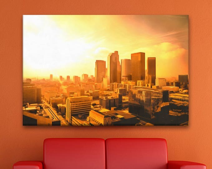 Los Angeles canvas, United States print, California Poster, canvas, Interior decor, print poster, USA picture, art picture, gift