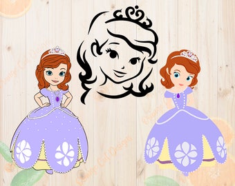 Download Sofia the first svg | Etsy