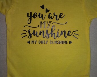 You are my sunshine baby one piece