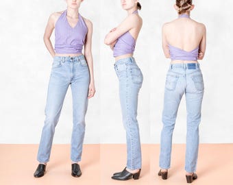 LEVIS 505 BOYFRIEND JEANS high waist vintage denim levi strauss / Size 7 8 / waist 29 30 / better Stay together