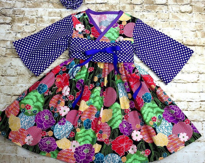 Twirl Dress - Toddler Girls Dress - Girls Twirly Dress - 1st Birthday Dress - Girls Floral Dress - Preteen Clothes - 12 months to 14 yrs