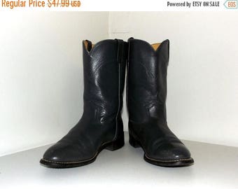 Gorgeous Grey Roper style cowboy Boots -- size 9 D or cowgirl size 10.5 to 11