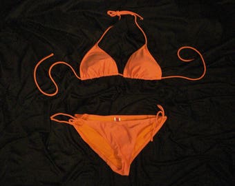 Bikini Swimsuit Vintage OP Bathing Suit Swimwear 1980s ML