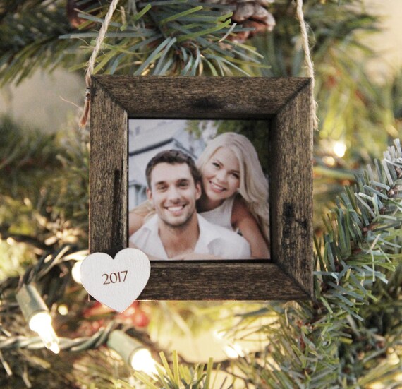 Christmas Ornament Personalized Photo Ornament Couple 4395