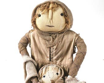 Primitive handmade doll from Kentucky
