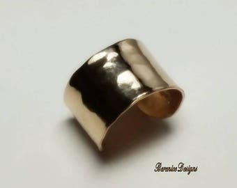 Texture Gold Filled Ear Cuff
