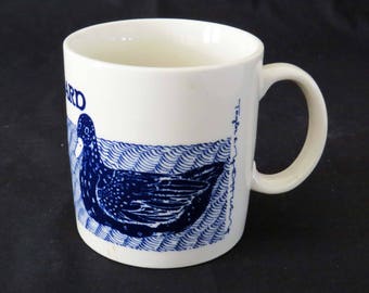 Vintage Taylor & Ng LE CANARD Mug by Taylor and Ng of San Francisco 1970's / French Series - 3.5" Tall Ceramic / Birthday-Christmas Gift
