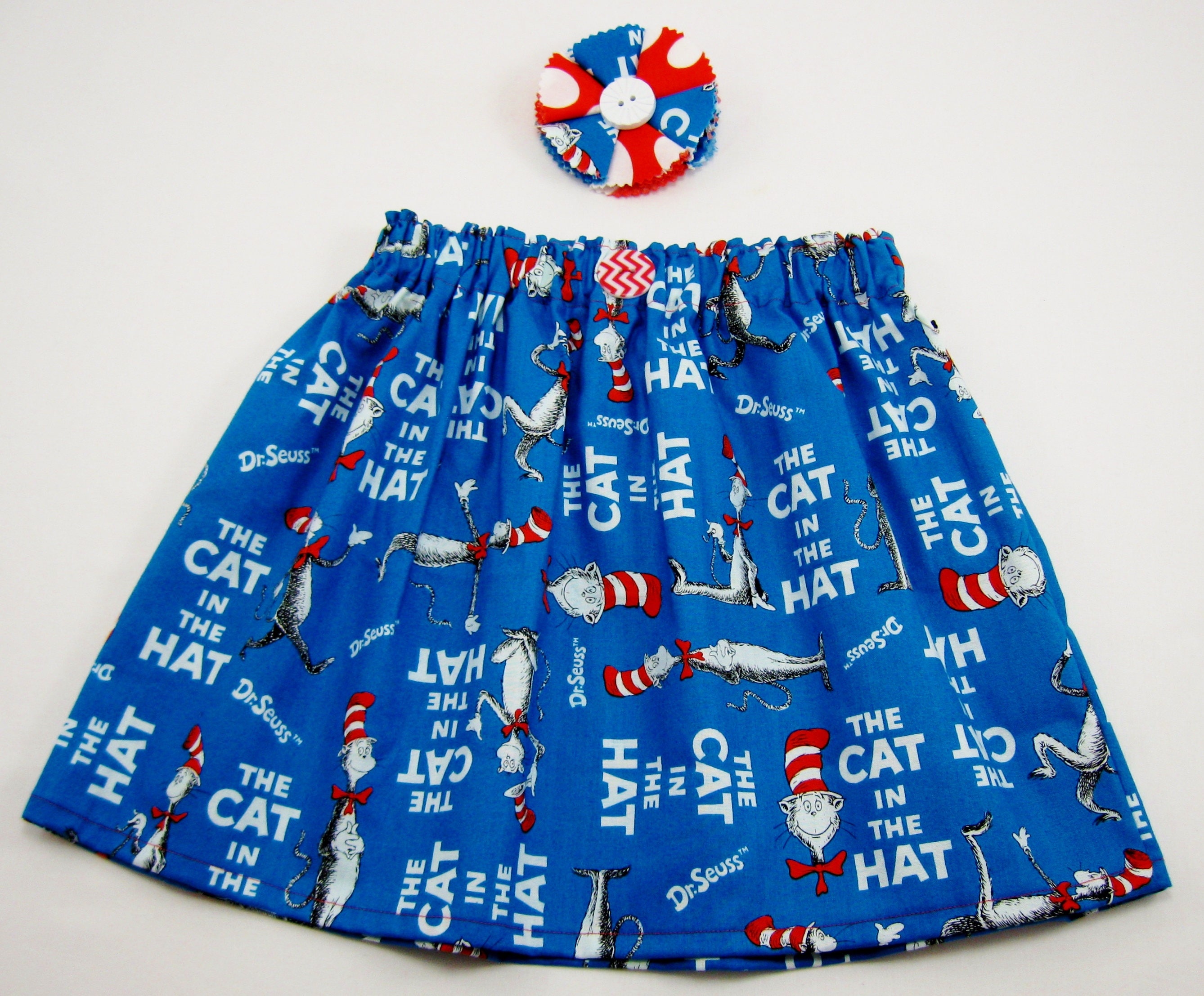 Cat in the Hat Baby Infant Toddler Girl's or Ladies Skirt