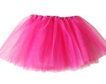 Hot Pink Tutu, Baby tutu, dance tutu, skirt,tulle skirt, tulle tutu,pink baby tutu,hot pink skirt, baby, girls
