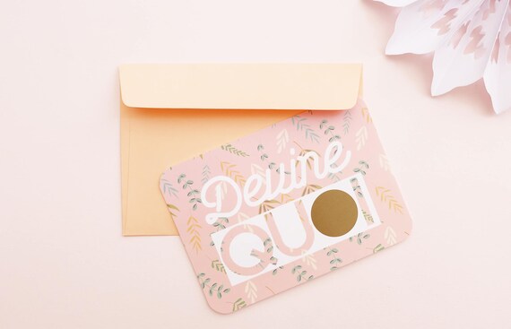 Carte à gratter - Demande de témoin -Veux-tu être ma témoin / mon témoin - Cadeau témoin - Cadeau mariage