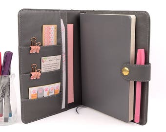 JUNE- Cover for A5 Thread-bound Journals like Leuchtturm1917, Bullet Journal & Moleskine