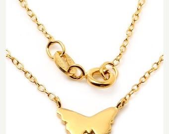 ON SALE BUTTERFLY Petite Pendant