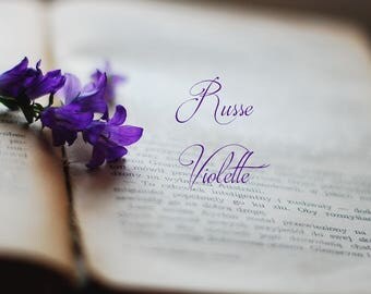 Natural Violet Perfume "Russe Violette" Natural fragrance Exotic perfume Violets Fruit 3 ml cruelty free vegan
