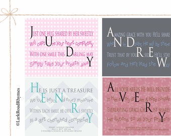 Personalized Baby Gifts Baby Shower Gift Nursery Decor Name Gifts Nursery Printables Baby Room Decor Newborn Gift Custom Name Poem