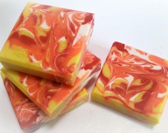 Burst of Energy Homemade Soap/Cold Process Soap/Artisan Soap/All Natural Soap