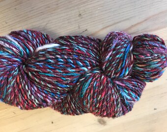 Handspun wool - handspun yarn - handspun art yarn - handspun - handspun worsted - handspun merino - hand spun - han spun yarn -