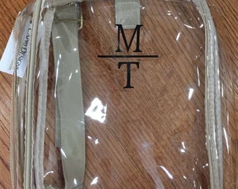 Clear Backpack personalized any way you want!