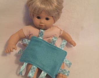Bitty Baby Ribbon Blankets - Doll Accessories - 15" Doll - Doll Blanket - Bitty Baby - Baby Doll - Cabbage Patch Doll