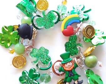 St. Patrick's Day bracelet/Beadiebracelet