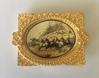 Vintage Miniature Framed Painting