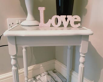 Shabby chic side table/end table/occasional table