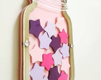Children's Personalised Reward Jar Chart Stars Good Behaviour Potty Training Chores Teeth Brushing Autism Routine
