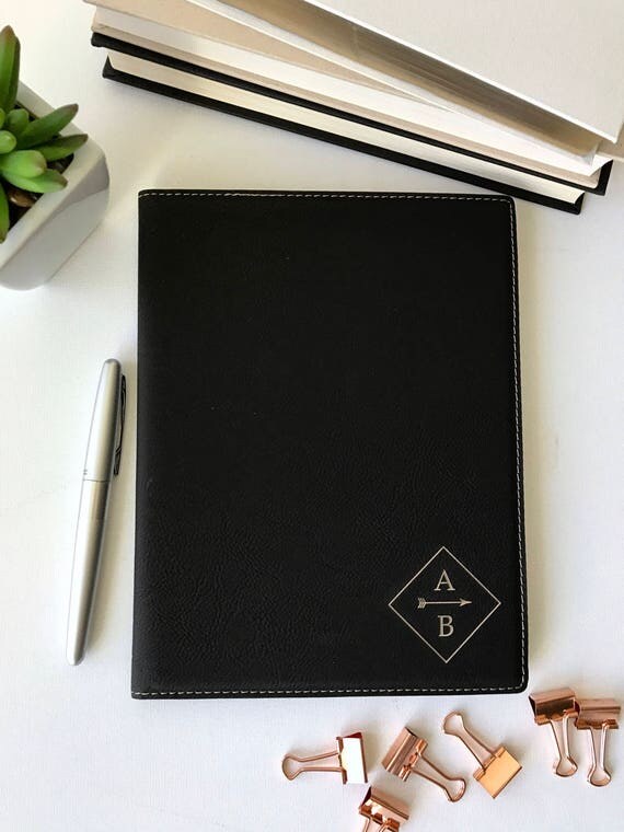 Personalized Leather Padfolio Corporate Gift Husband Gift