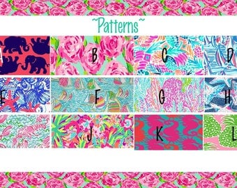 Lilly Inspired Lanyard/ID Badges. YOU PICK Design