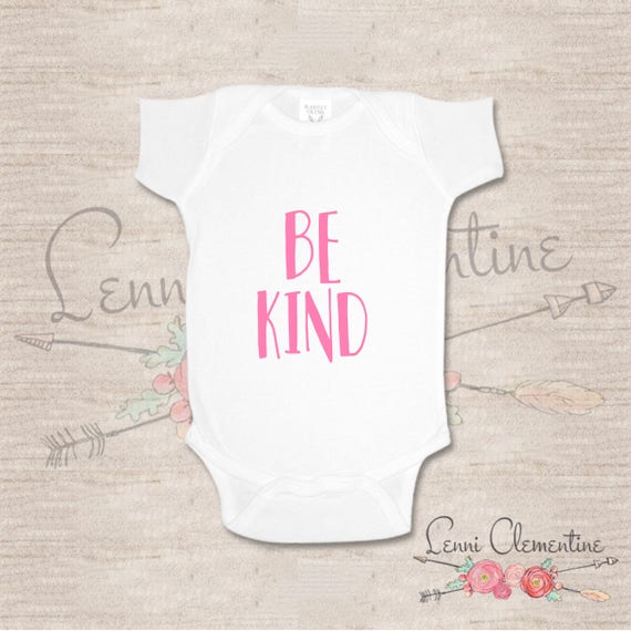 Be Kind Infant Bodysuit Be Kind Baby Clothes Hippie Baby