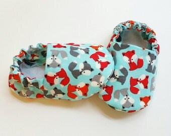 Baby Booties, Baby Gifts, Fox Baby Slippers, Baby Crib Shoes, Baby Moccs, Baby Shoes, Fox Baby Shoes, Animal Baby Slippers, Fox Baby Booties