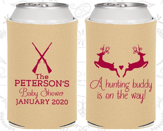 Hunting buddy is on the way, Imprinted Baby Shower Gift 