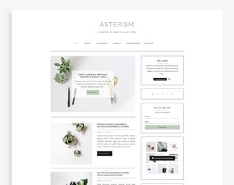 Asterism • Responsive Blogger Template • Fashion Blog Theme • Minimal Blog Design.