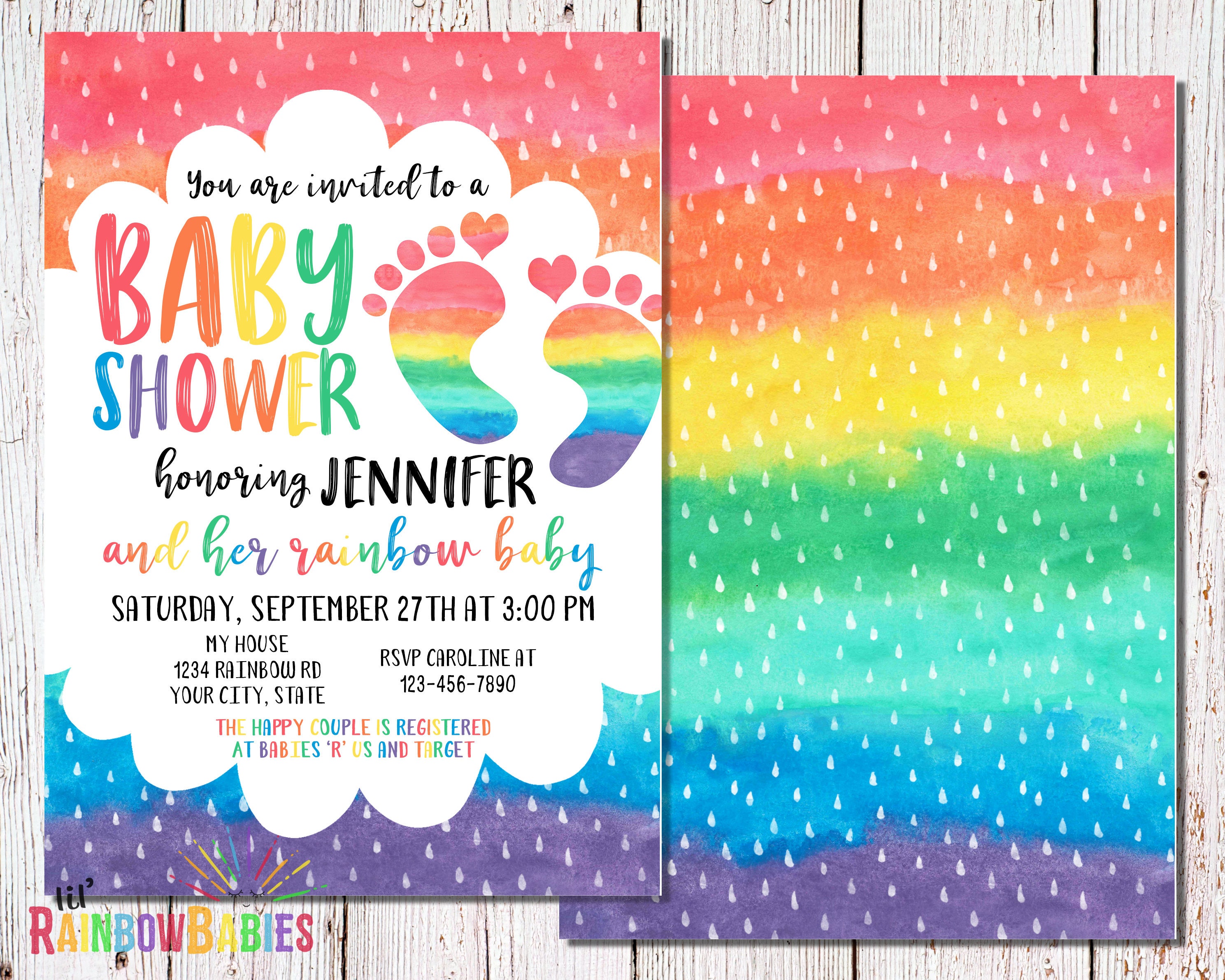 Rainbow Baby Announcement Ideas Glitter N Spice