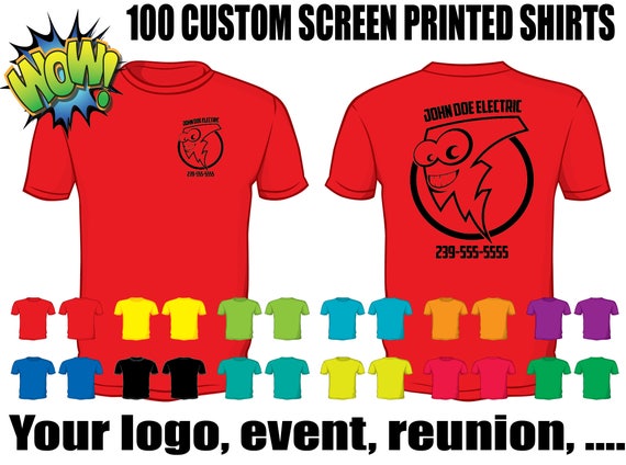 custom screen printed shirts